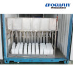 8Machine de fabrication de blocs de glace de saumure conteneurisée en T