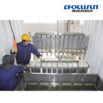 8Machine de fabrication de blocs de glace de saumure conteneurisée en T