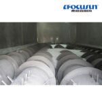 Salle de stockage de glace à vis